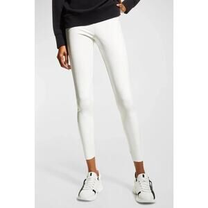 New Commando SZ S 4-6 White Patent Faux Leather High Rise Skinny Pants